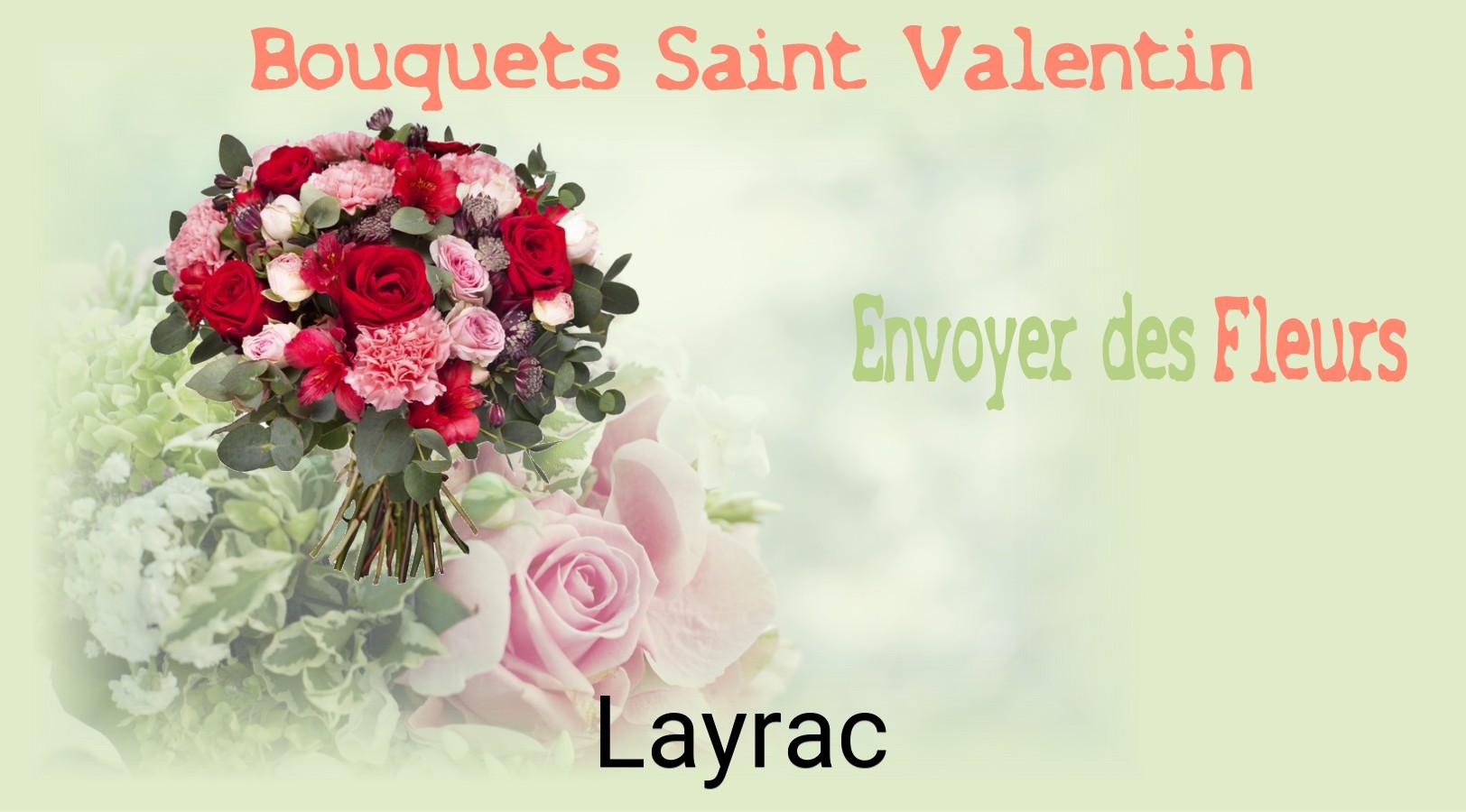 Roses de Saint-Valentin livrées à Layrac