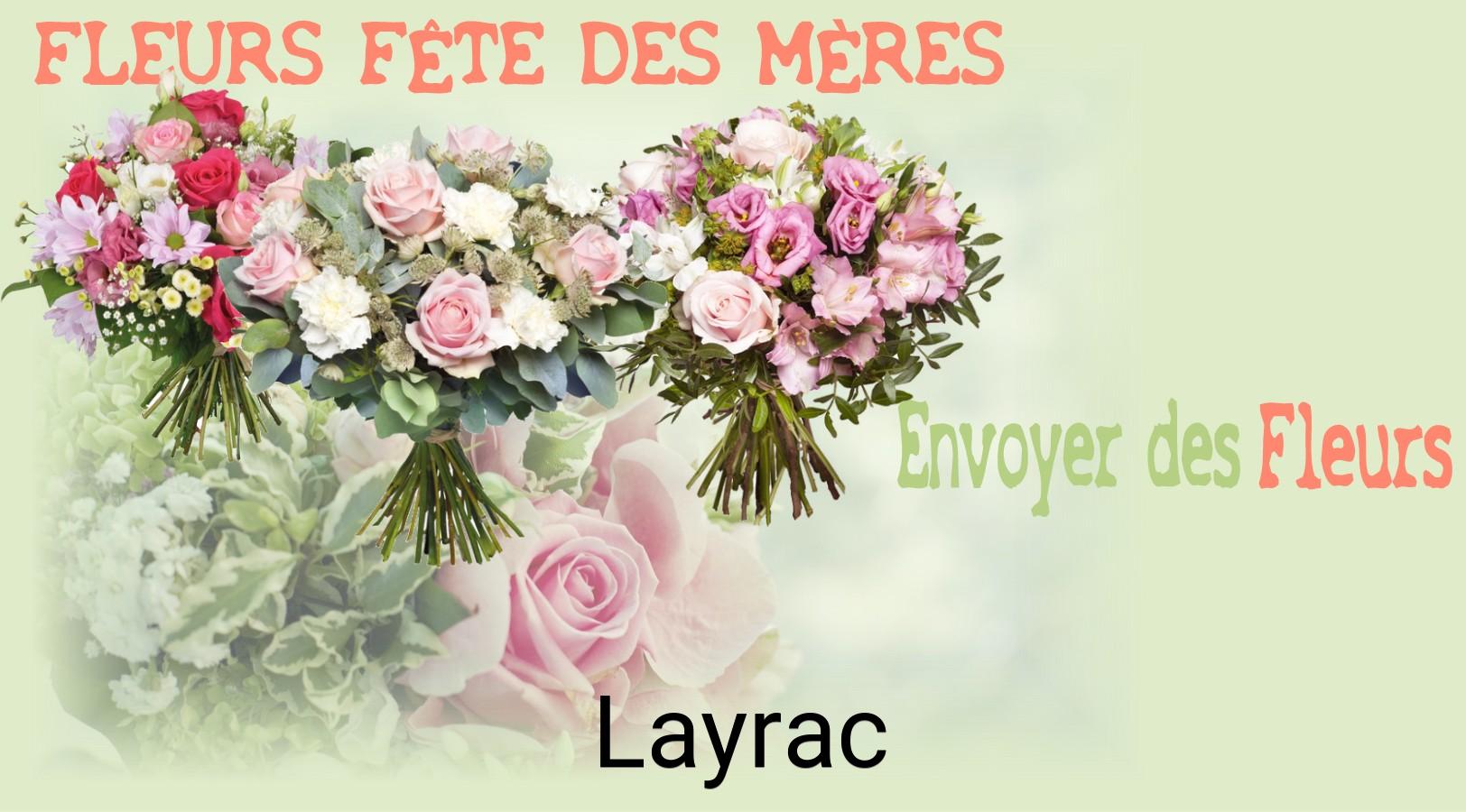 Bouquet de Fête des Mères livré à Layrac